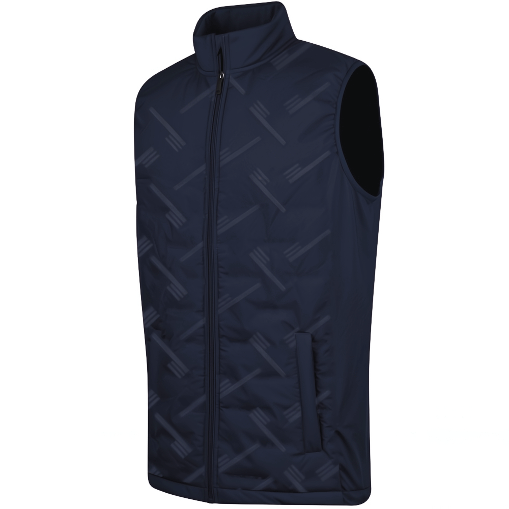 Island Green Heat Welded Quilted Gilet