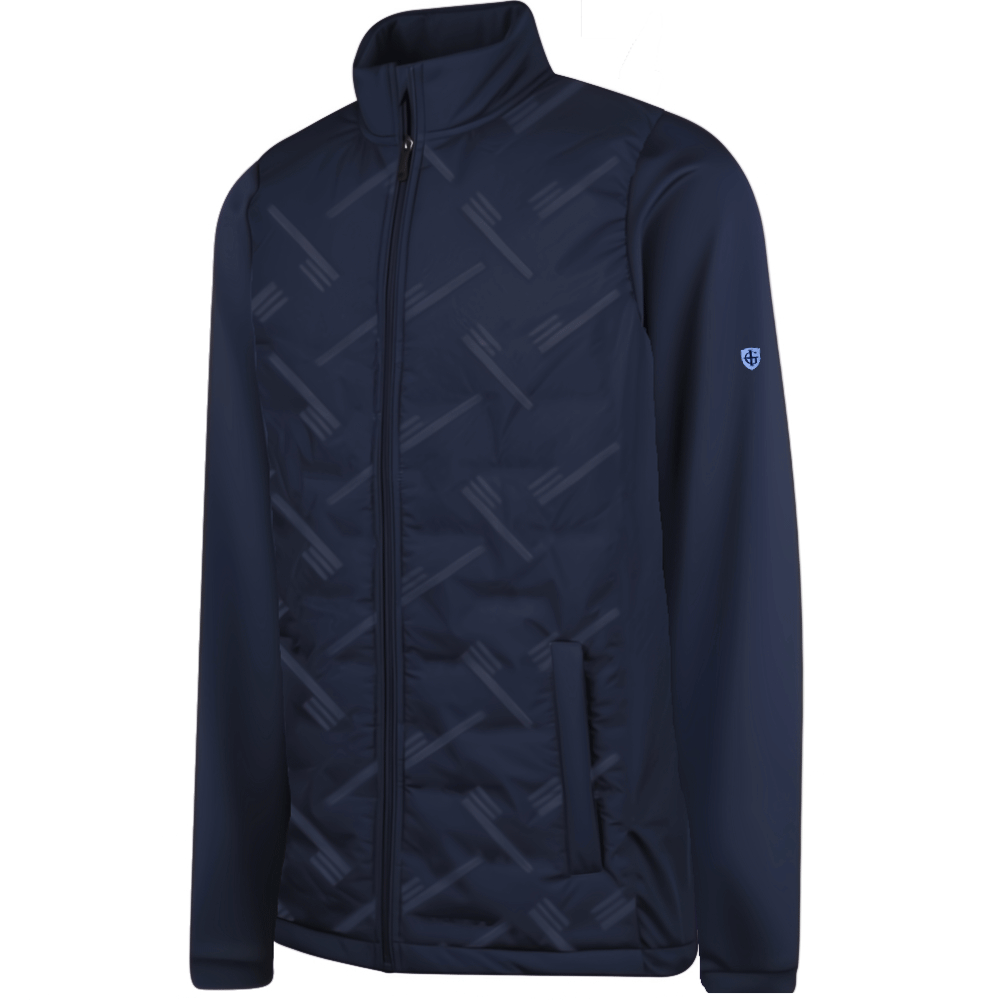 Island Green Heat Welded Quilted Jacket