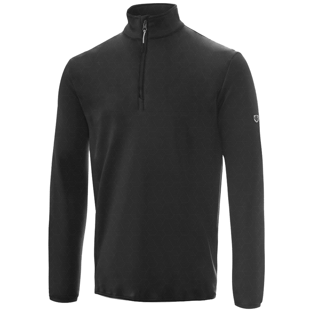 Island Green Print Zip Jumper