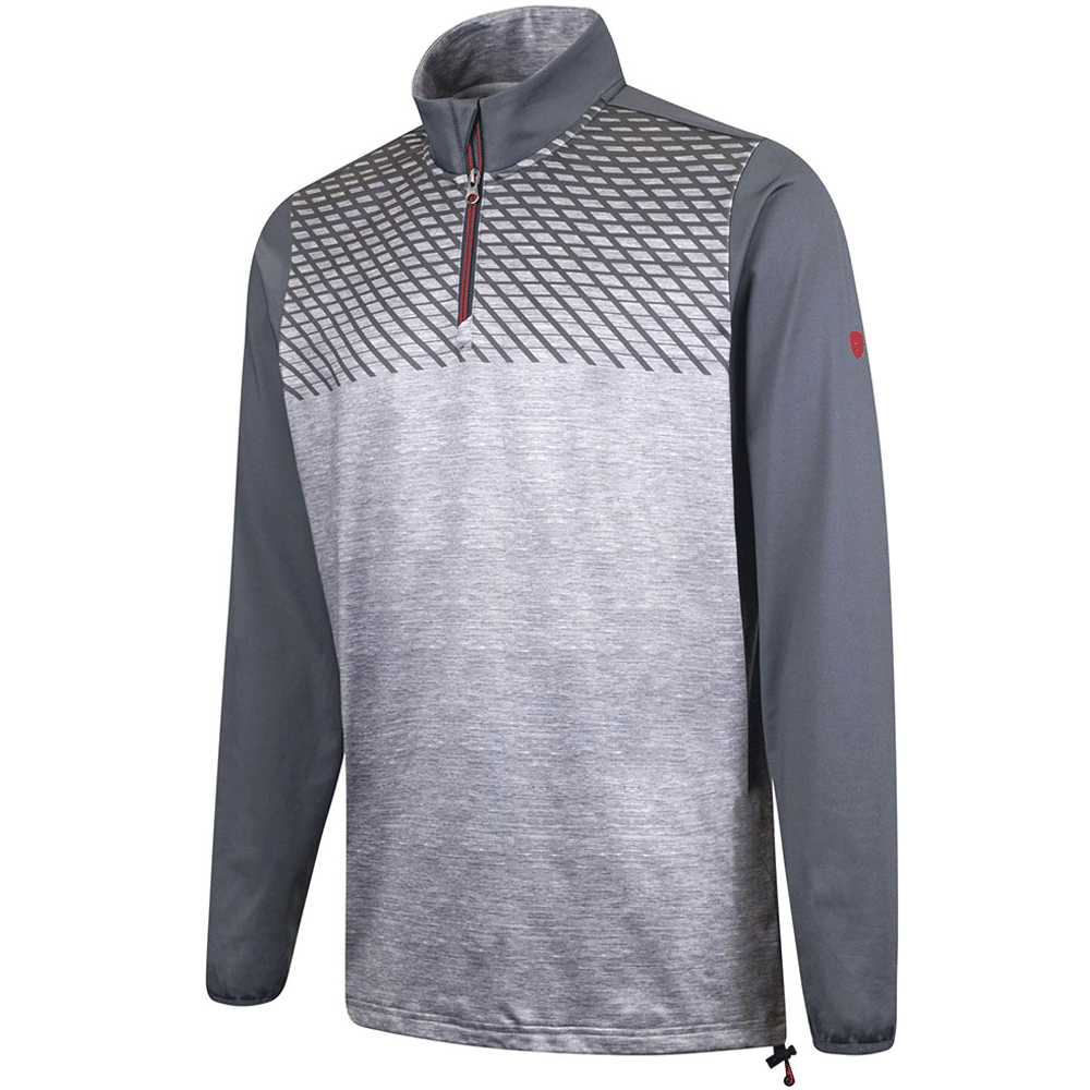 Island Green Sublimation Print Zip Pullover