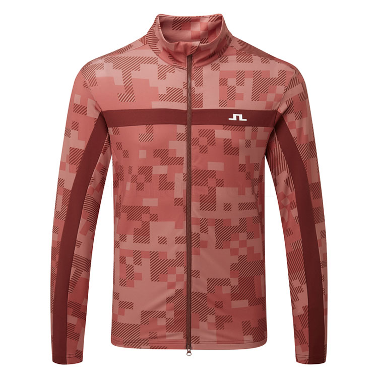 J.Lindeberg Bridger Tour Print Full Zip Jacket Gmjs15906 S242