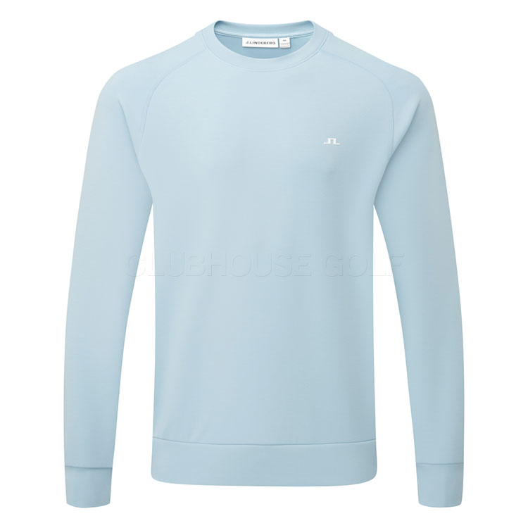 J.Lindeberg Finn Crew Neck Sweater Forget Me Not Gmjs16015 O127