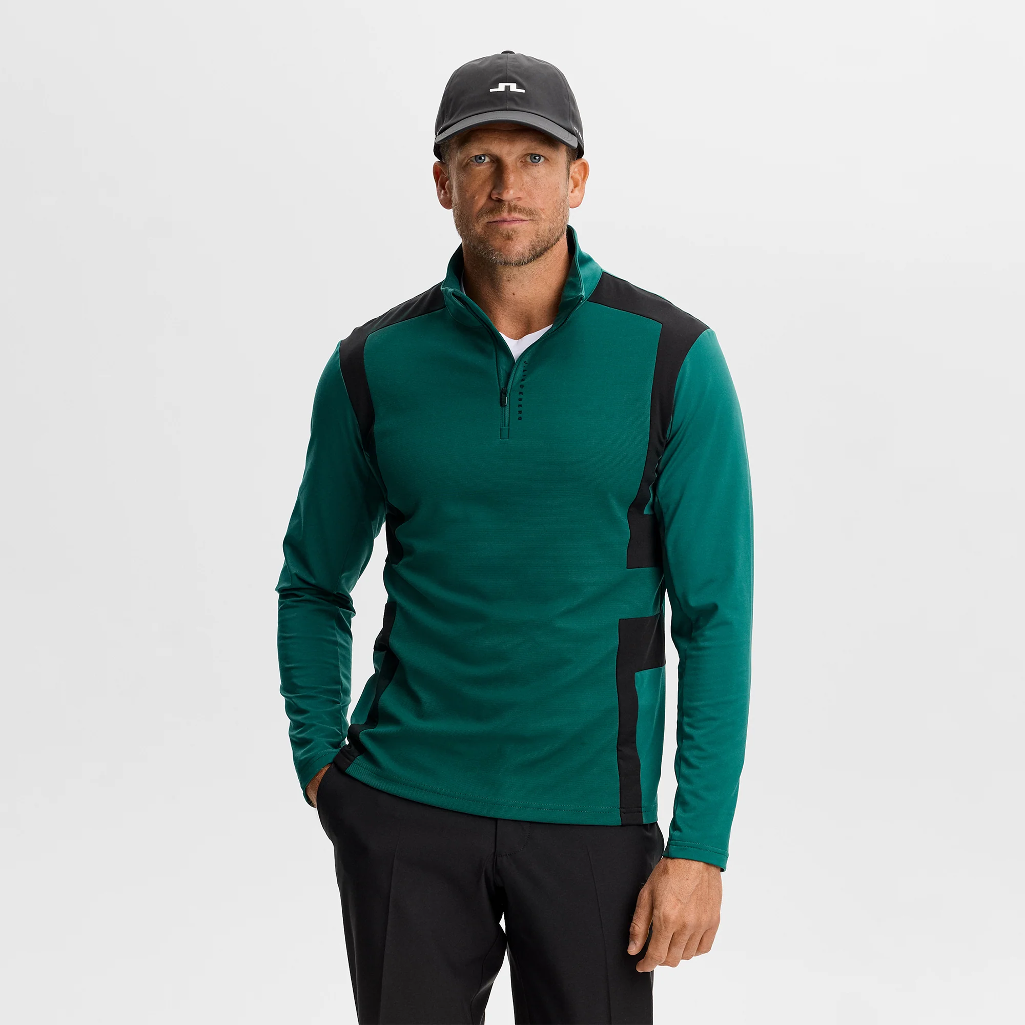 J.Lindeberg Finn Quarterzip Midlayer Biome 2x