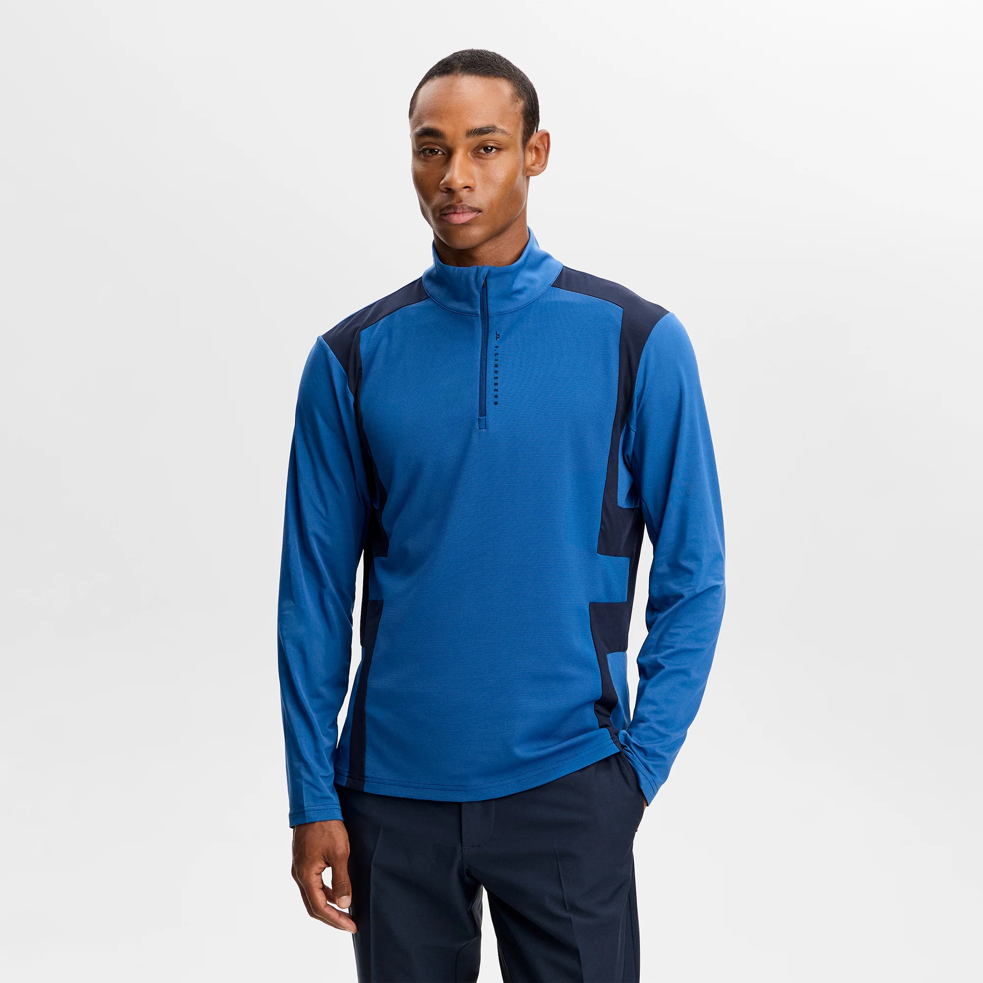 J.Lindeberg Finn Quarterzip Midlayer Set Sail
