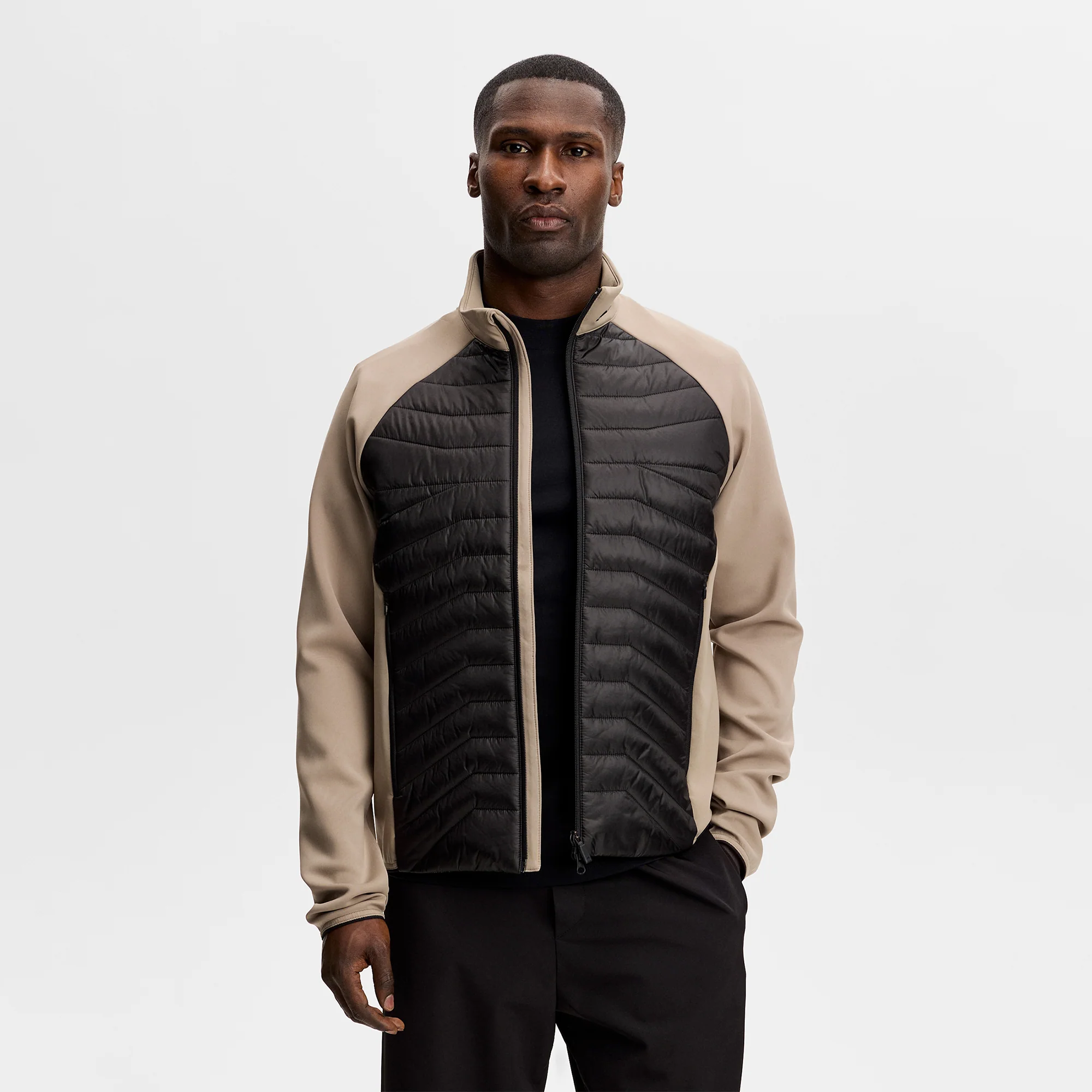 J.Lindeberg Heyden Quilt Jacket Brindle Hybrid