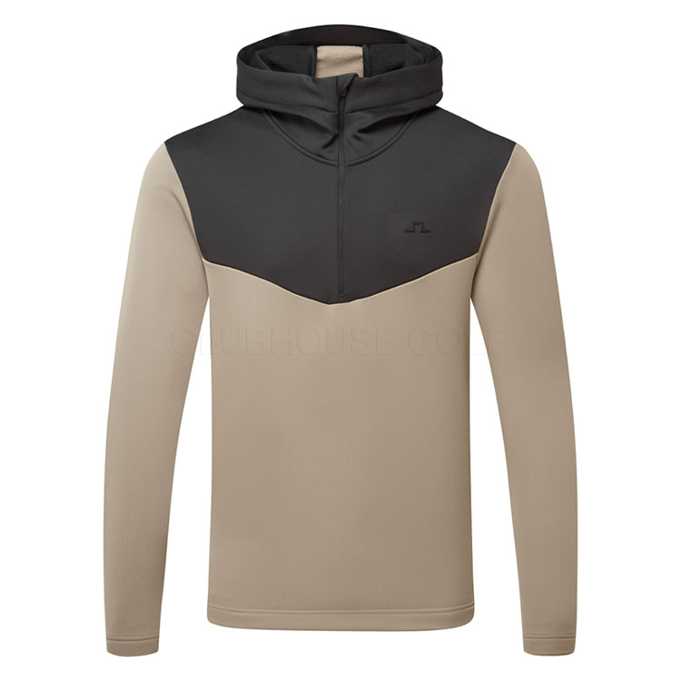 J.Lindeberg Maclean Zip Hoodie Brindle Gmjs16840 U144