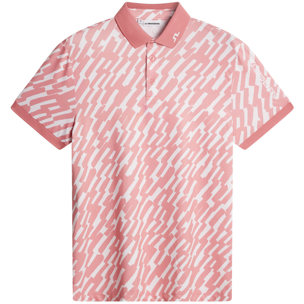 J.Lindeberg Lindeberg Tour Tech Print Polo