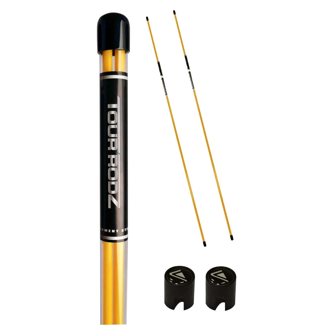 JS International Ltd Longridge Tour Rodz Golf Alignment Sticks - Yellow