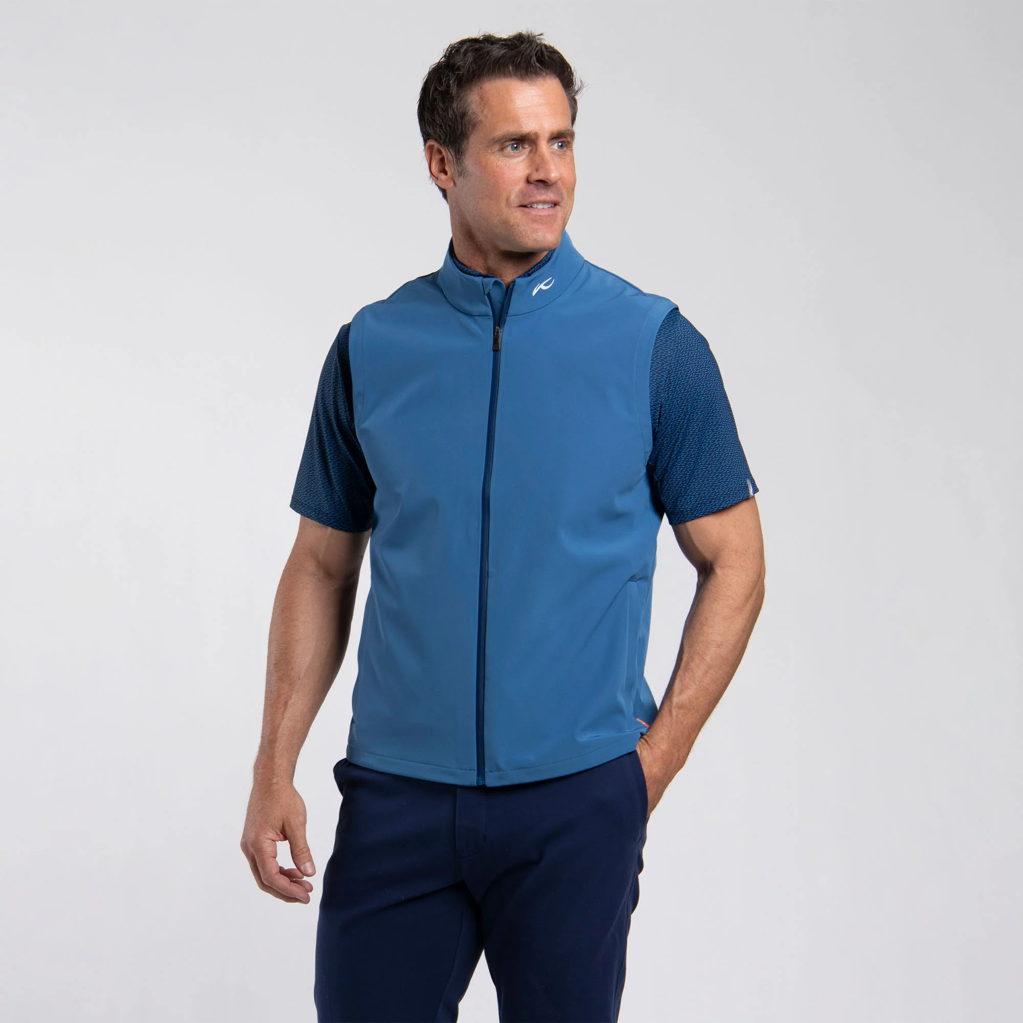 Kjus Downswing Wind Vest Maritime