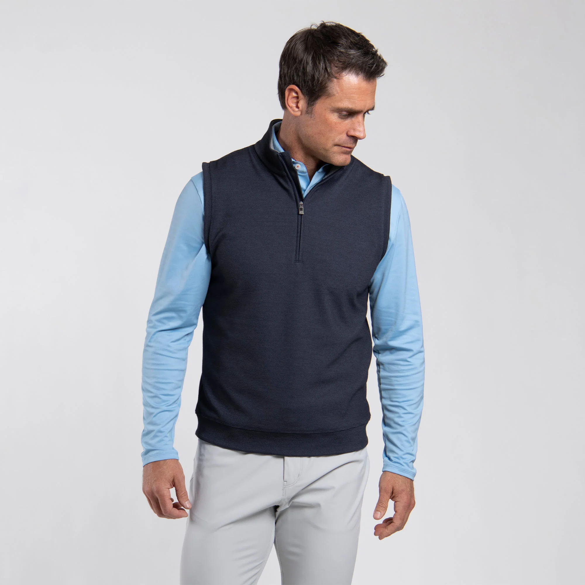 Kjus Essentials Quarterzip Vest Atlanta 2x