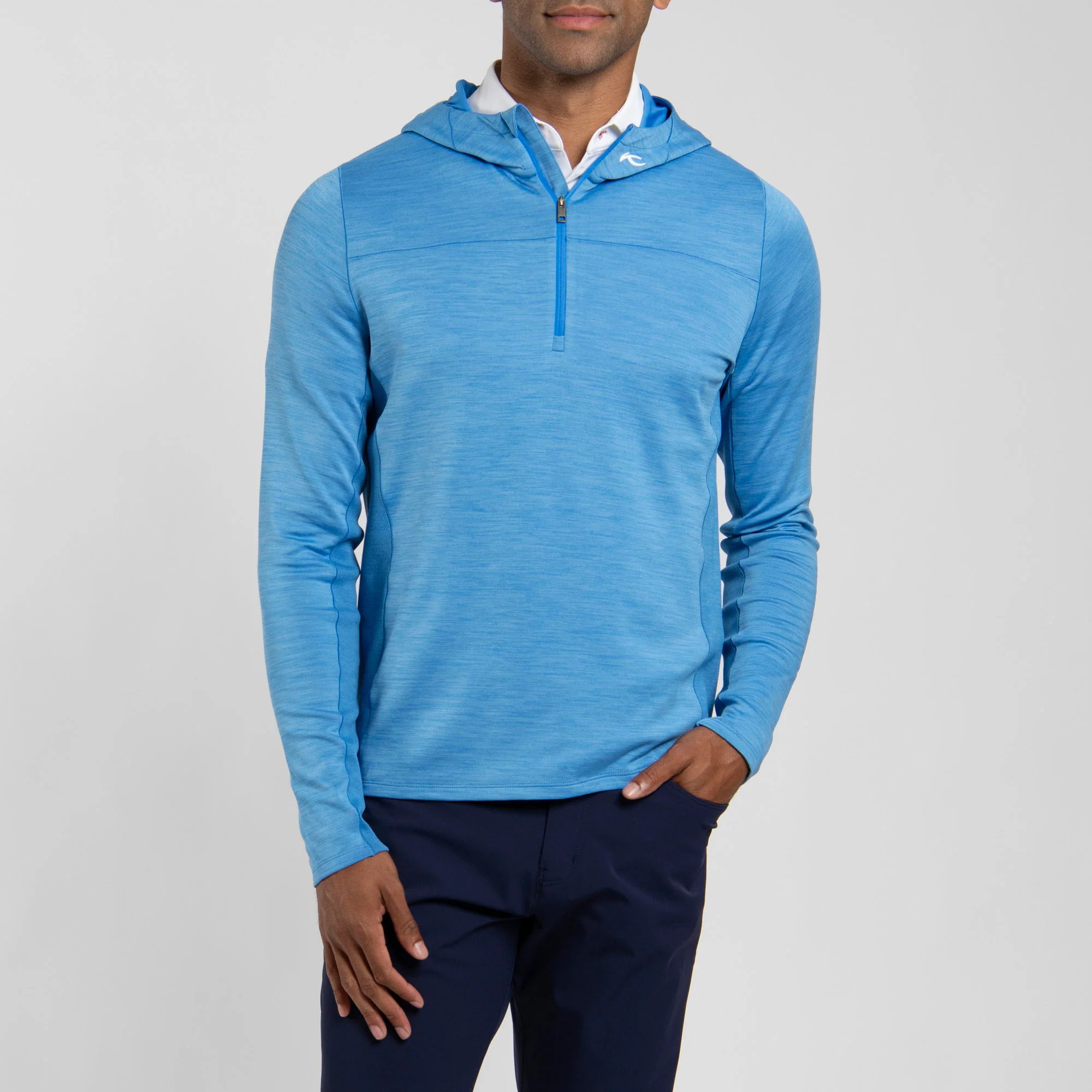 Kjus Liam Hooded Quarterzip Top Catamaran 2x