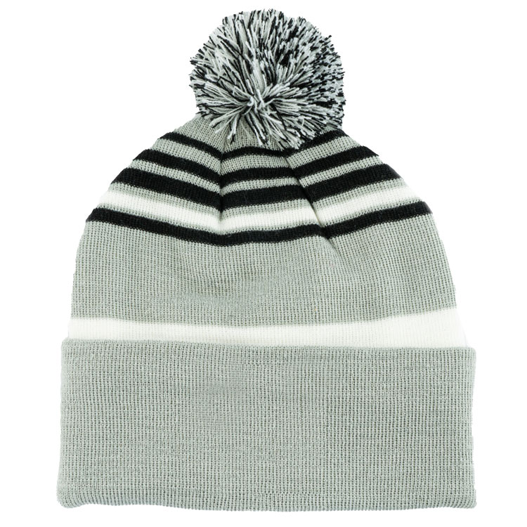 Level 4 Plain Striped Knit Beanie R4hw591