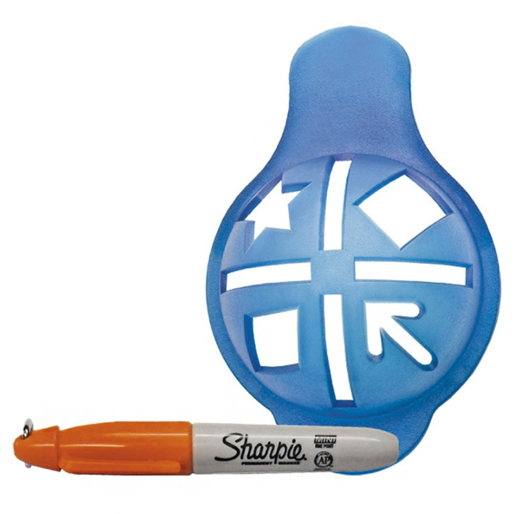 Longridge Ball Alignment Tool & Sharpie Golf Marker