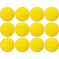 Longridge GOLF FOAM PRACTICE BALLS X 12 - YELLOW
