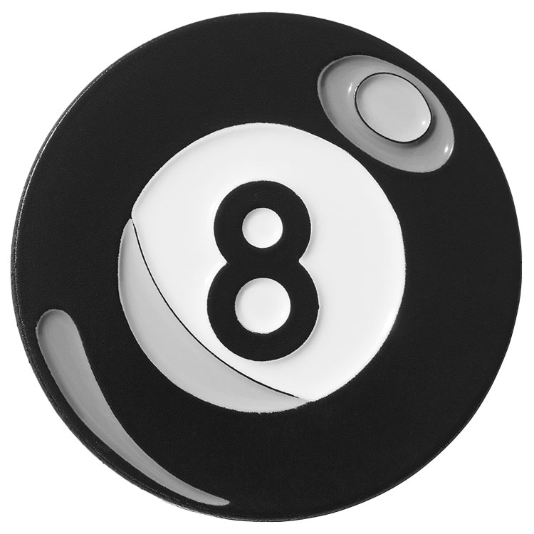 Luna Links 8-Ball Golf Ball Marker