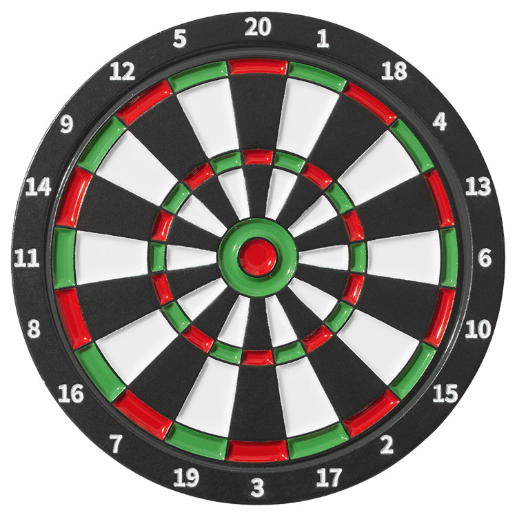 Luna Links Dartboard Golf Ball Marker