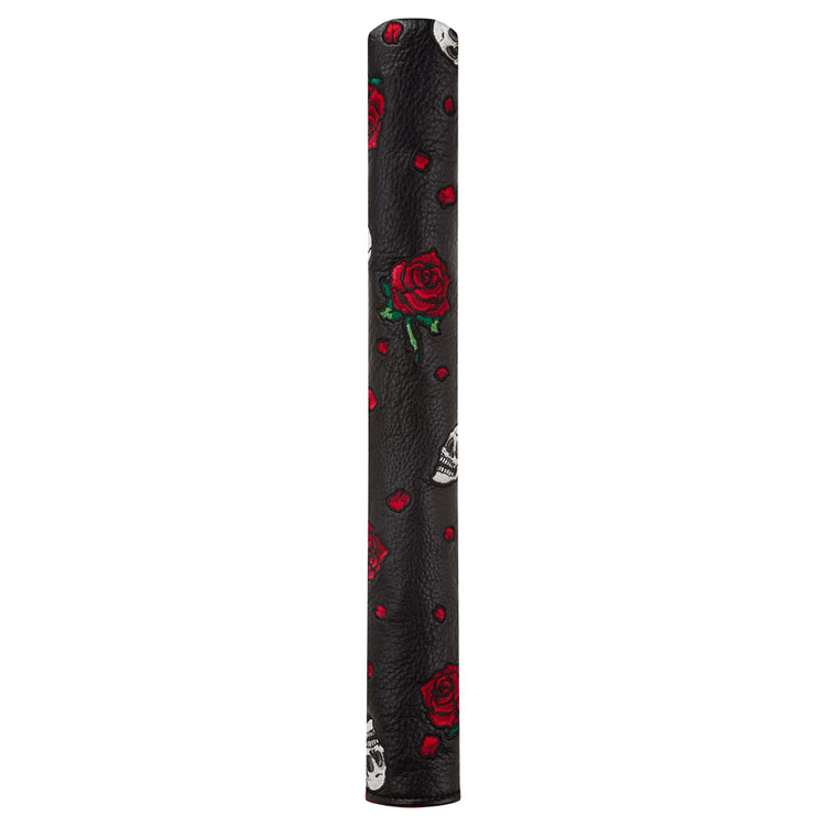 Luna Links Skull & Rose Golf Alignment Stick Cover