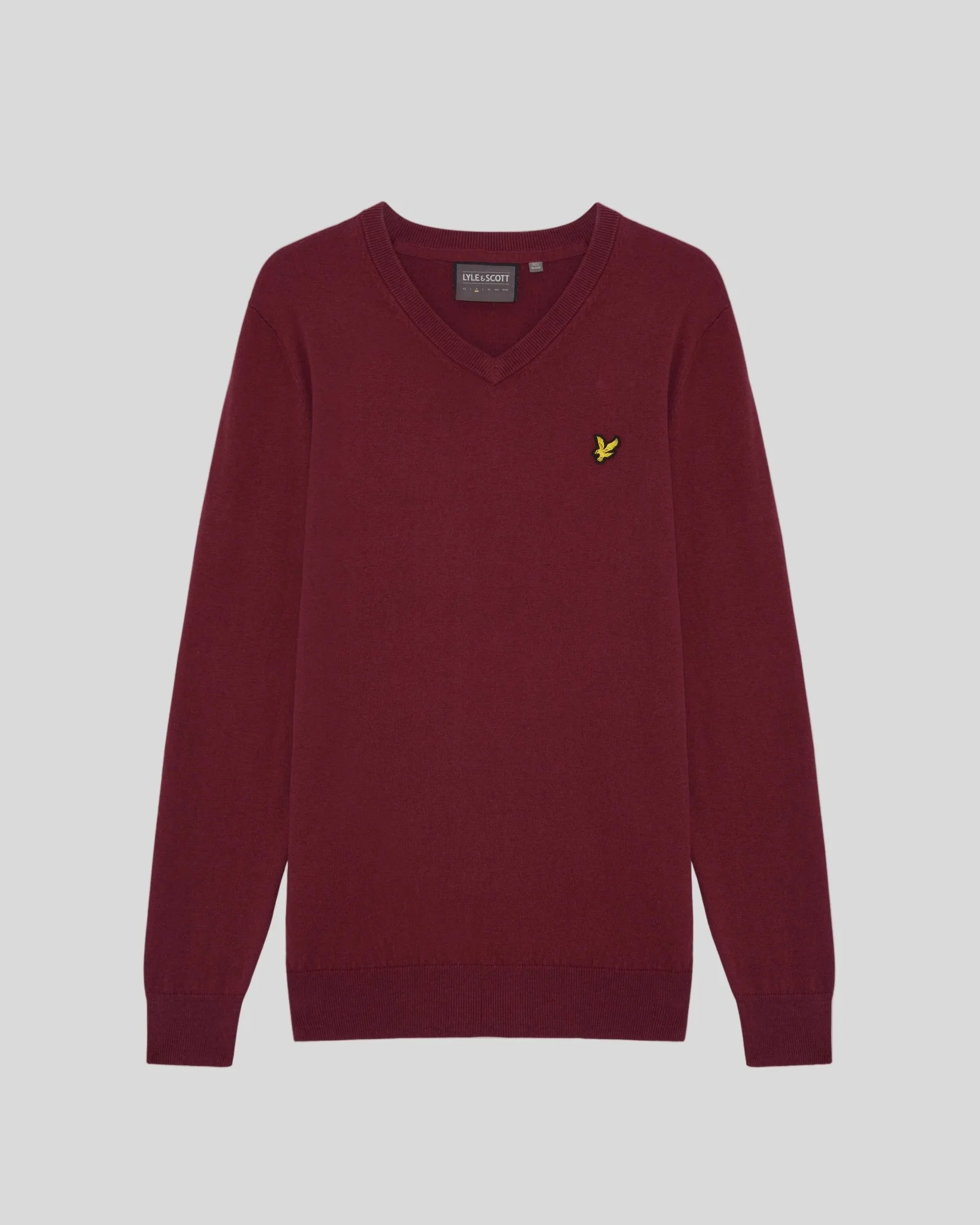 Lyle & Scott Cotton Blend V Neck Jumper