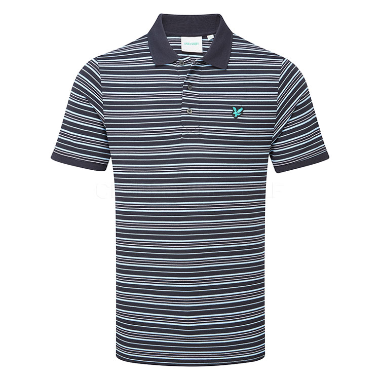 Lyle & Scott Eagle Striped Polo Morning Subtle Sp2011votg Y635