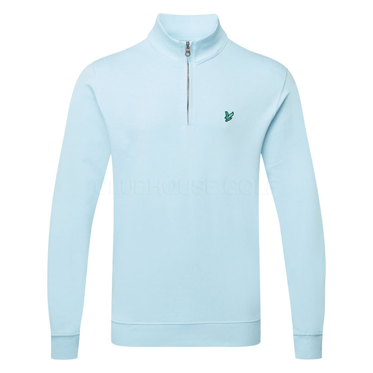 Lyle & Scott Eagle Zip Sweater Sea Breeze Ml2038votg Y408