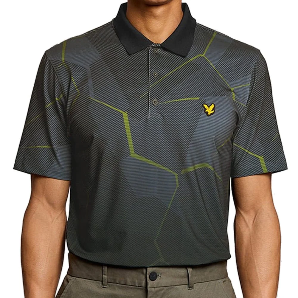 Lyle & Scott Geometric Print Polo