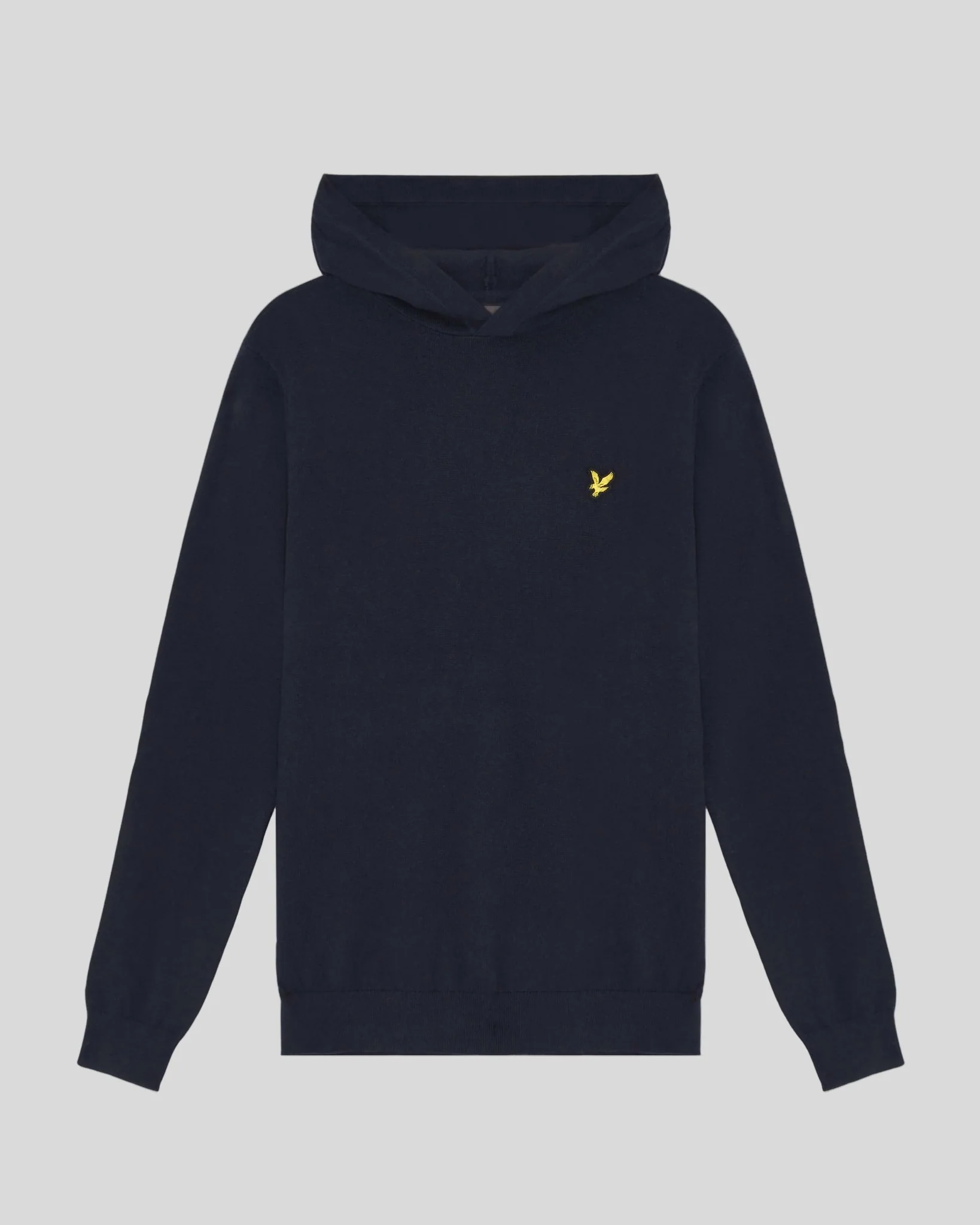 Lyle & Scott Merino Cotton Hoodie Dark