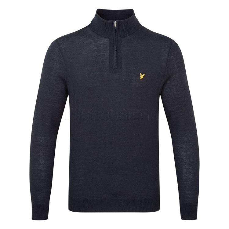 Lyle & Scott Merino Zip Sweater Kn2169g Z271