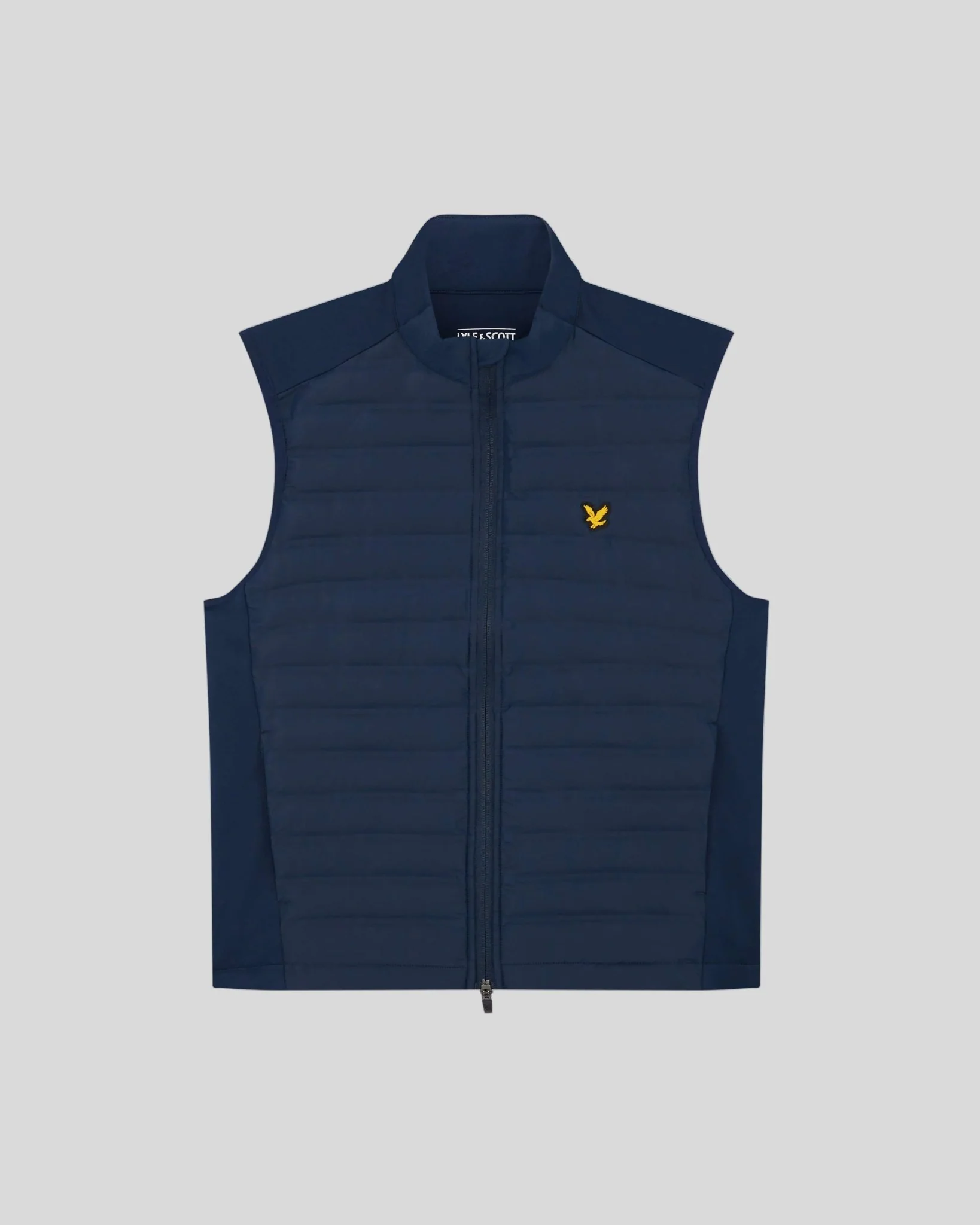 Lyle & Scott Quilted Gilet In Hybrid