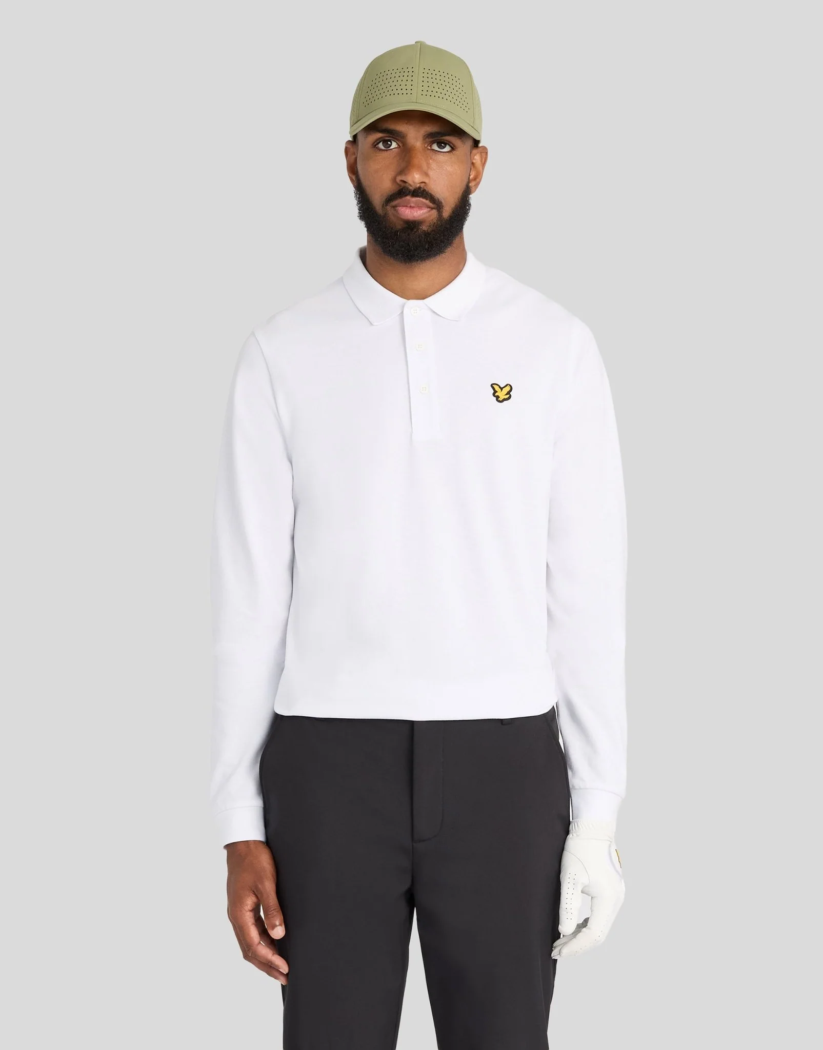 Lyle & Scott Technical Long Sleeve Polo