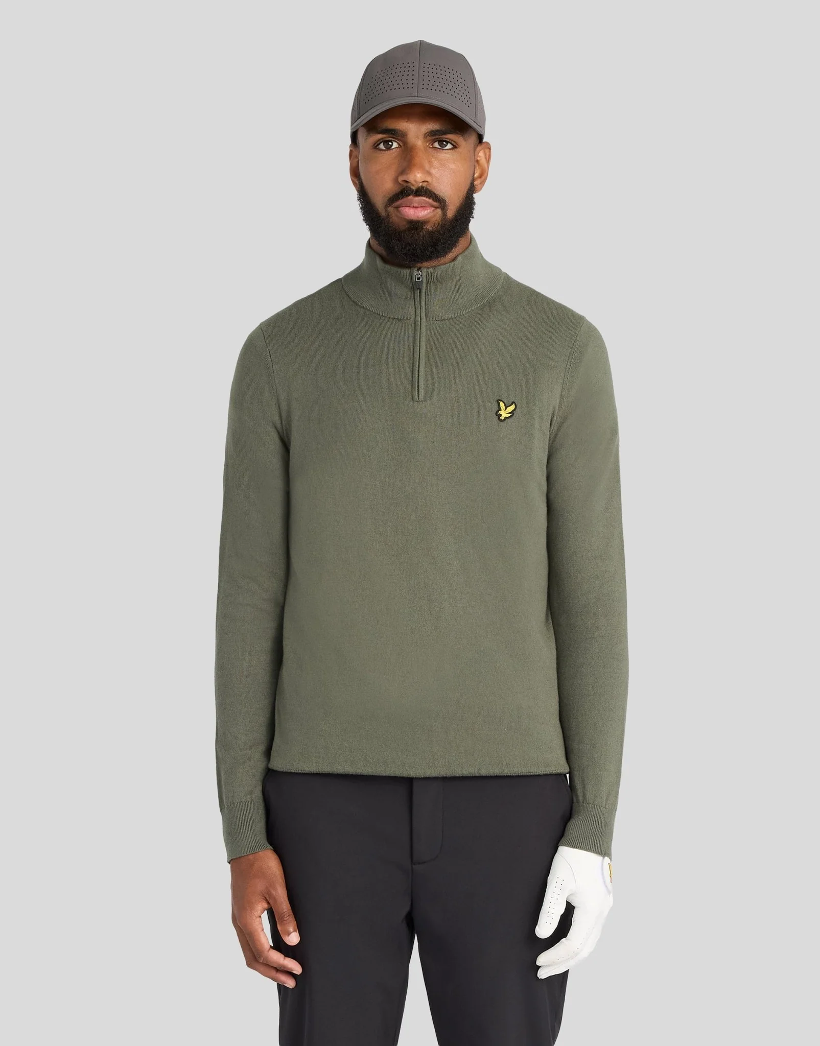 Lyle & Scott Zip Jumper Cactus