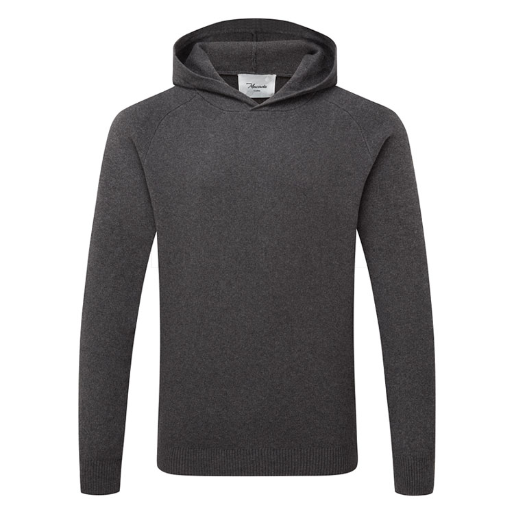 Macade Tech Knit Hoodie Dark Mho2501602