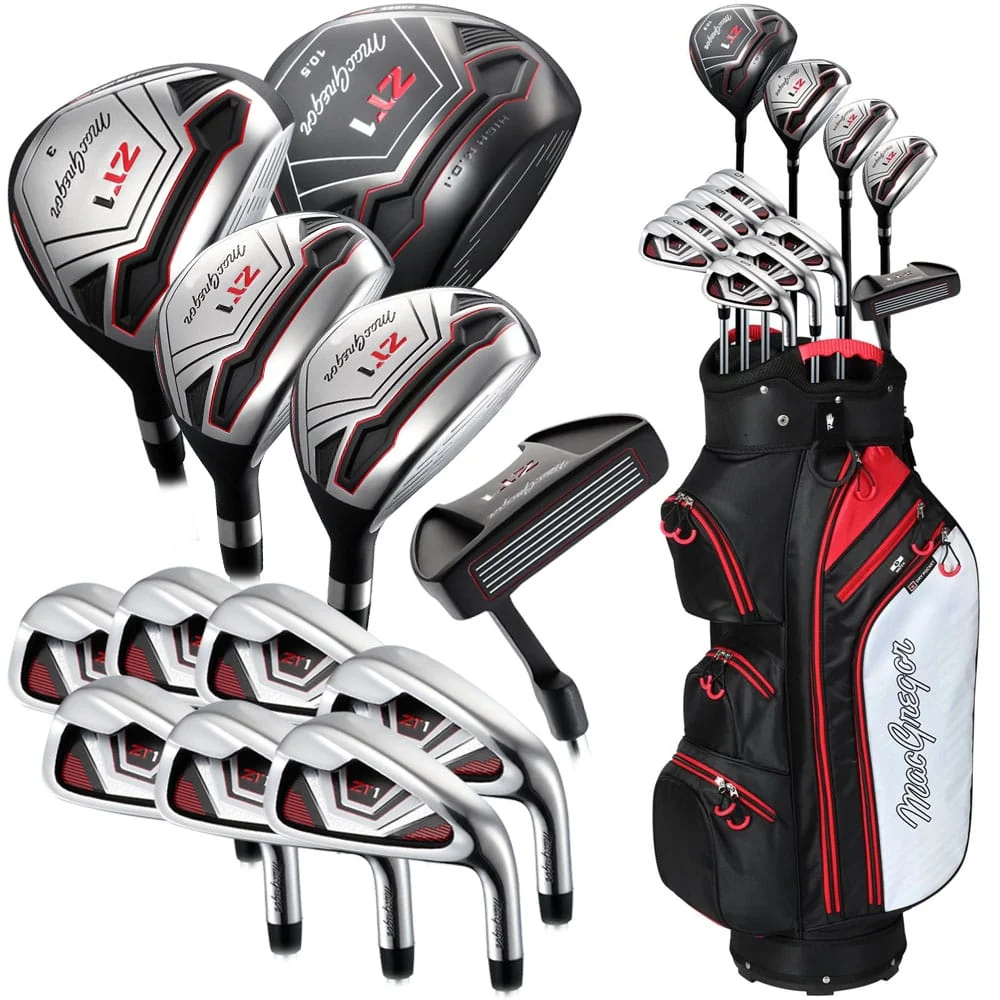 Macgregor ZT1 13-Piece Cart Bag Package Set - Steel