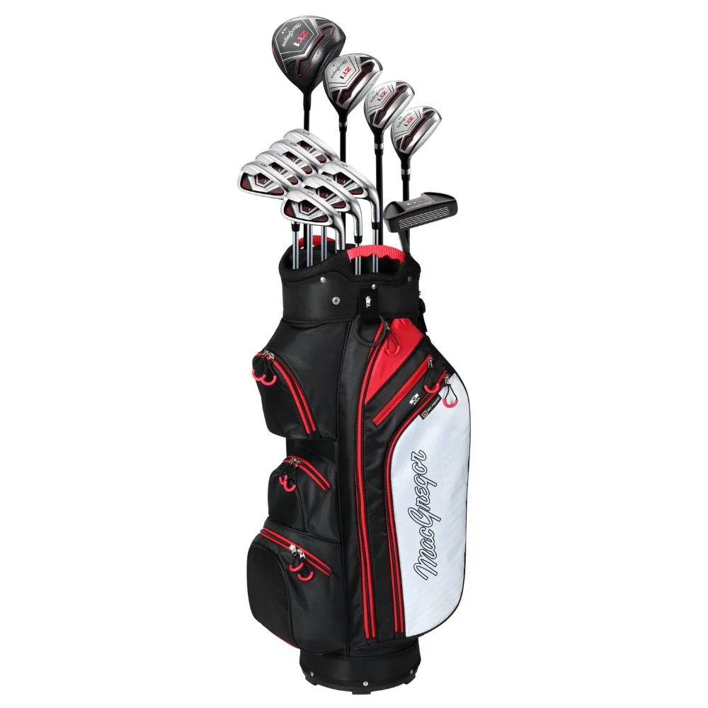 Macgregor ZT1 Men's Premium Golf Package Set - Cart Bag - Standard / Regular Flex / Left Hand