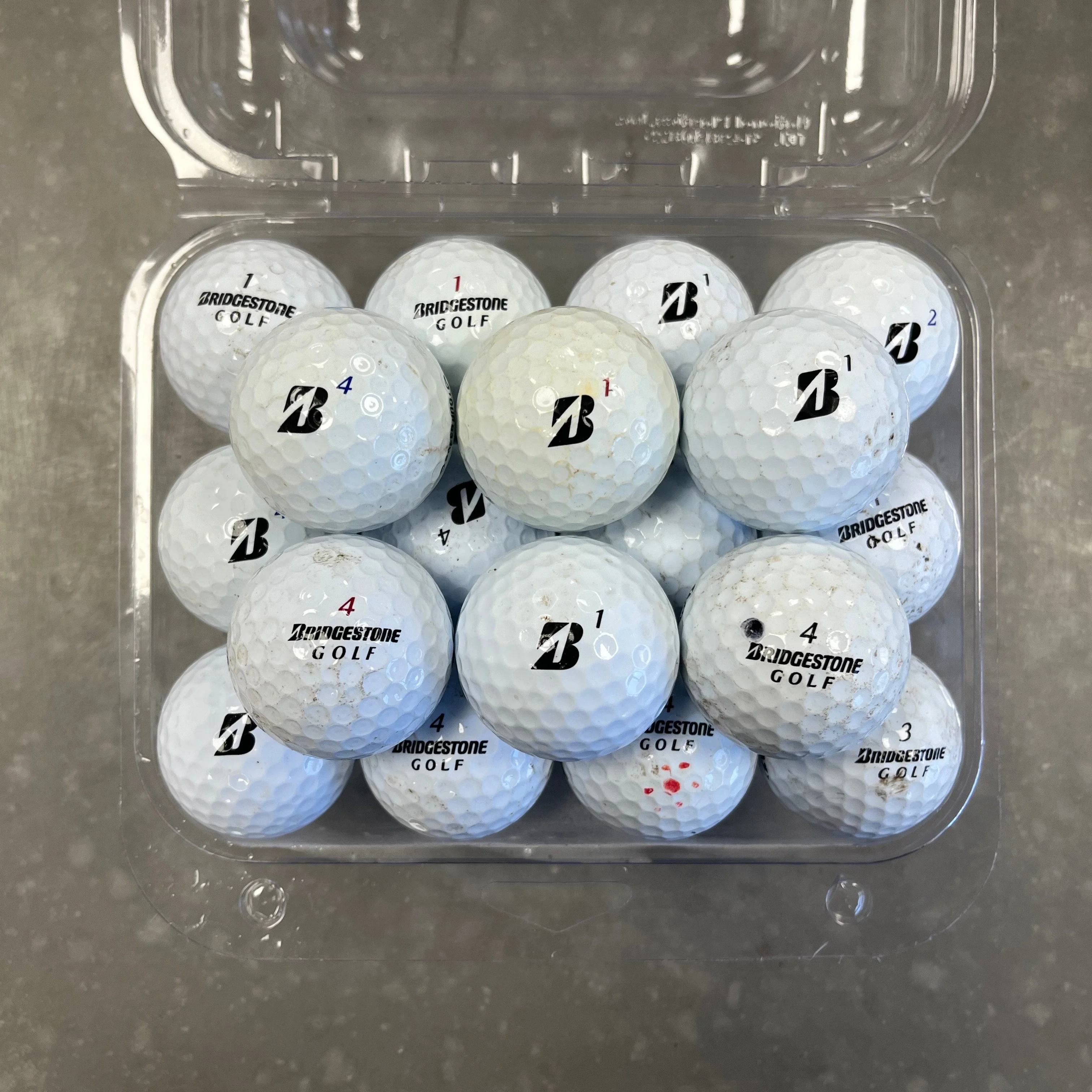 Bridgestone Grade C Recycled Balls