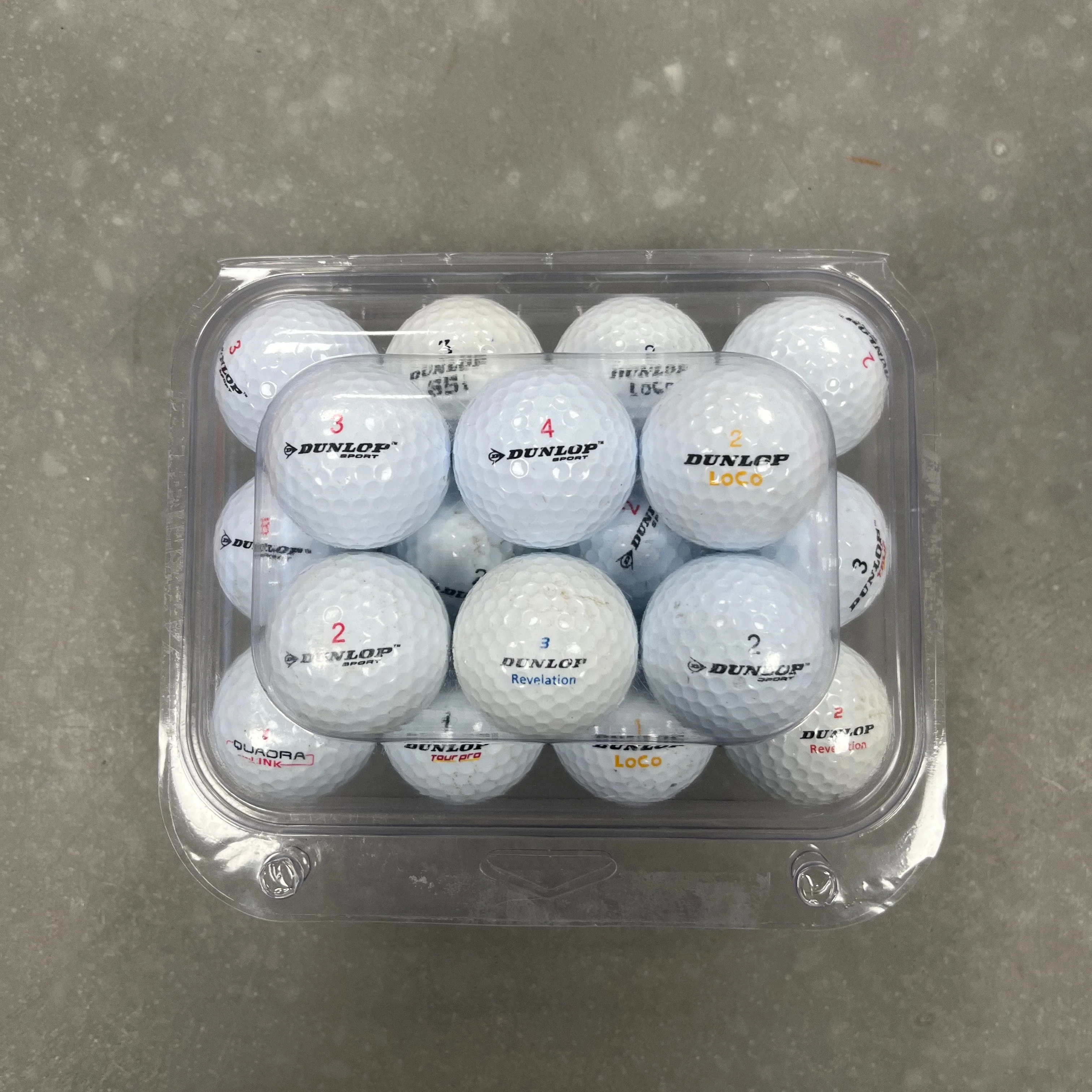 Major Golf Direct Dunlop Donnay Grade C Recycled Balls
