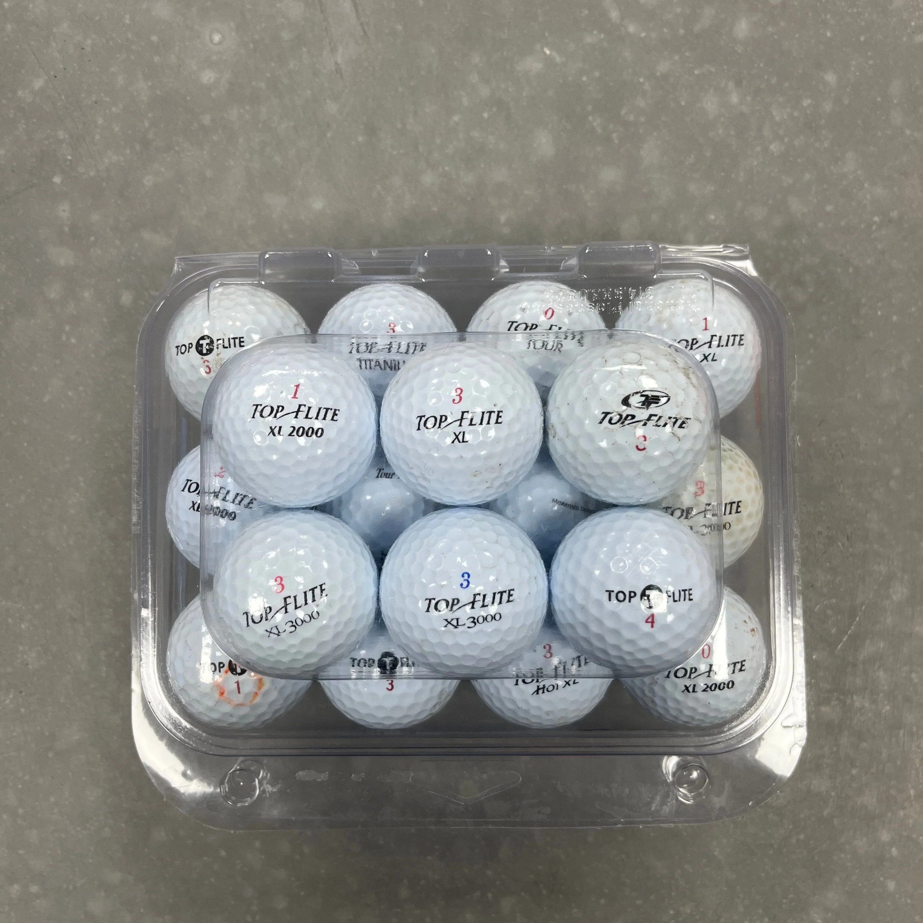 Major Golf Direct Top Flite Grade C Recycled Balls