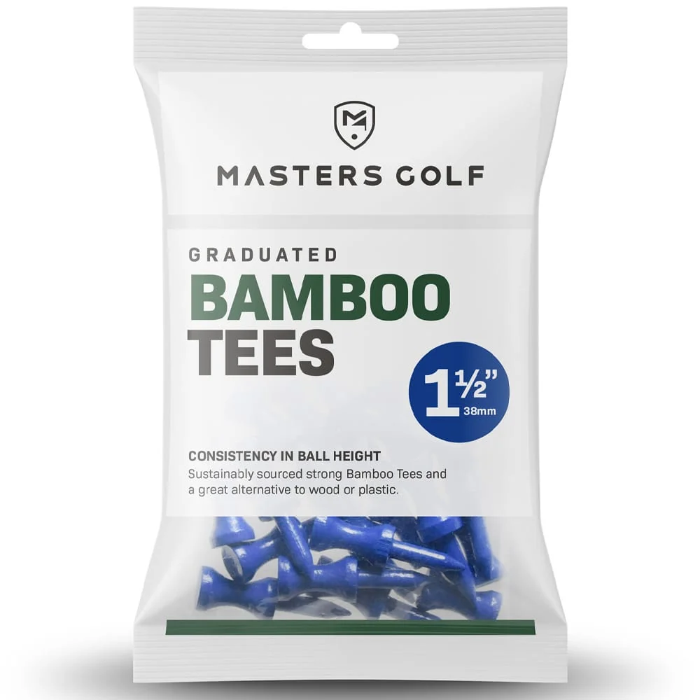 Masters Bamboo Graduated 1 1/2 Inch Tees - Pack of 25