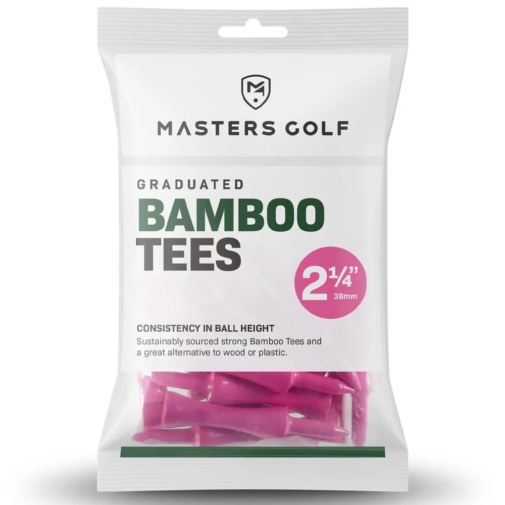 Masters Bamboo Graduated 2 1/4 Inch Tees - Pack of 20