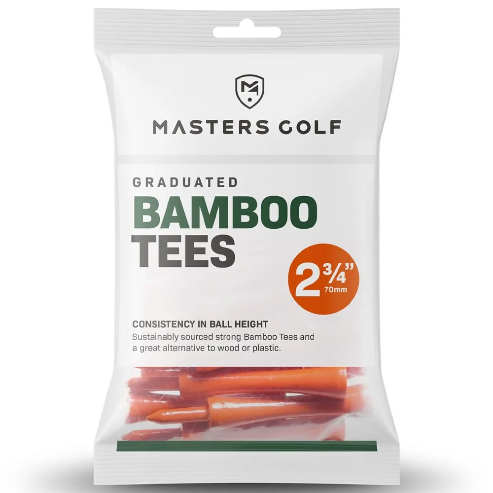 Masters Bamboo Graduated 2 3/4 Inch Tees - Pack of 20