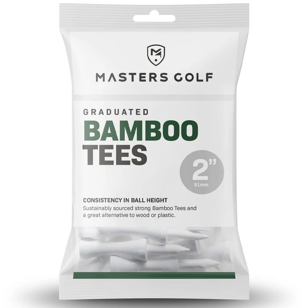 Masters Bamboo Graduated 2 Inch Tees - Pack of 20