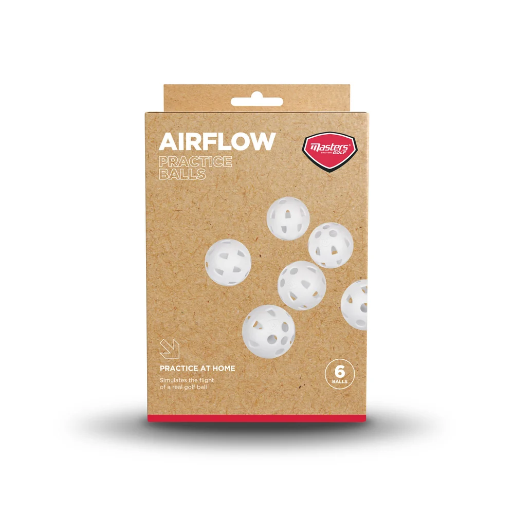 Masters Golf Airflow XP Practice Balls 6 Pack