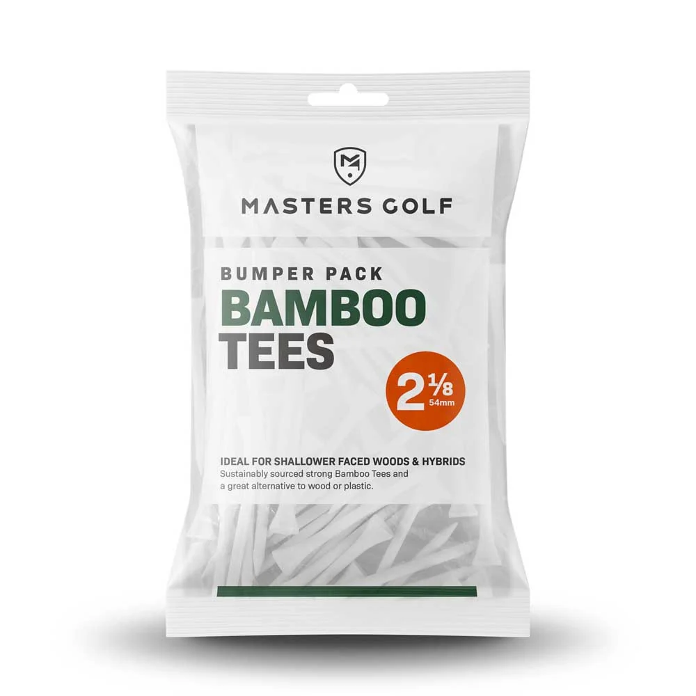 Masters Golf Bamboo Standard Tees Bumper Pack - 2 1/8"