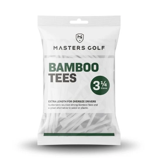 Masters Golf Bamboo Tees 3 1/4" Bag 15 Qty