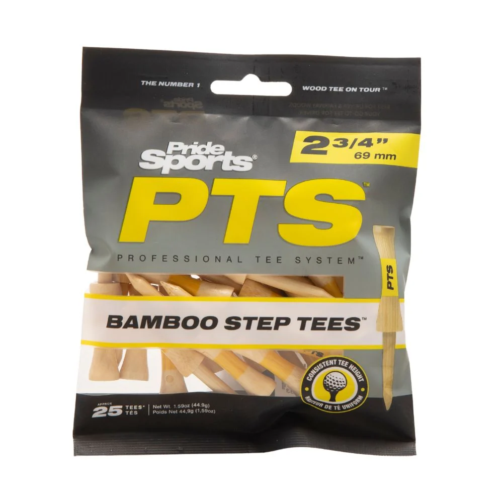Masters Golf PTS Castle Step Tees 2 3/4 Inch - Pack of 50 - Yellow