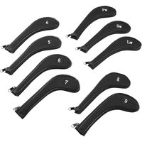 Masters PREMIUM ZIPPED LONG NECK GOLF IRON HEAD COVERS 4-LW