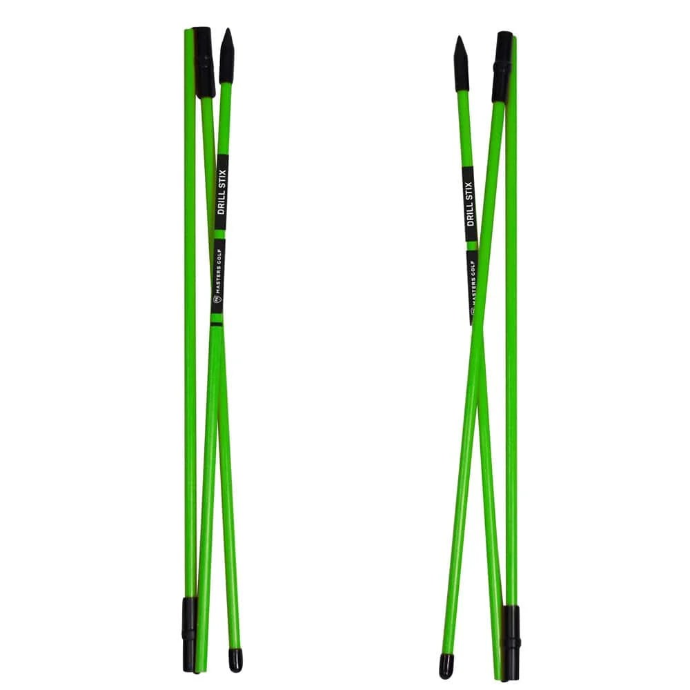 Masters Tri-Fold Drill Stix - Lime Green
