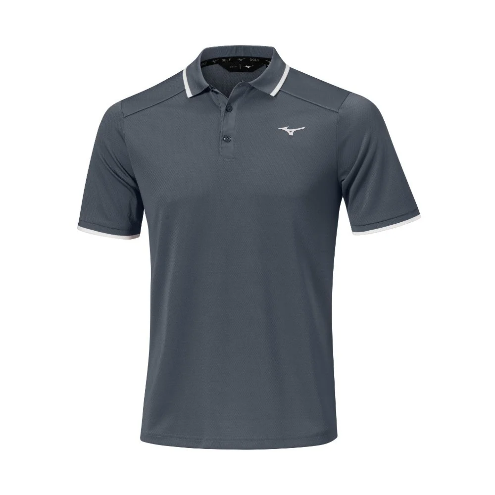 Mizuno Rib Knitted Short Sleeve Polo 2026 Lava