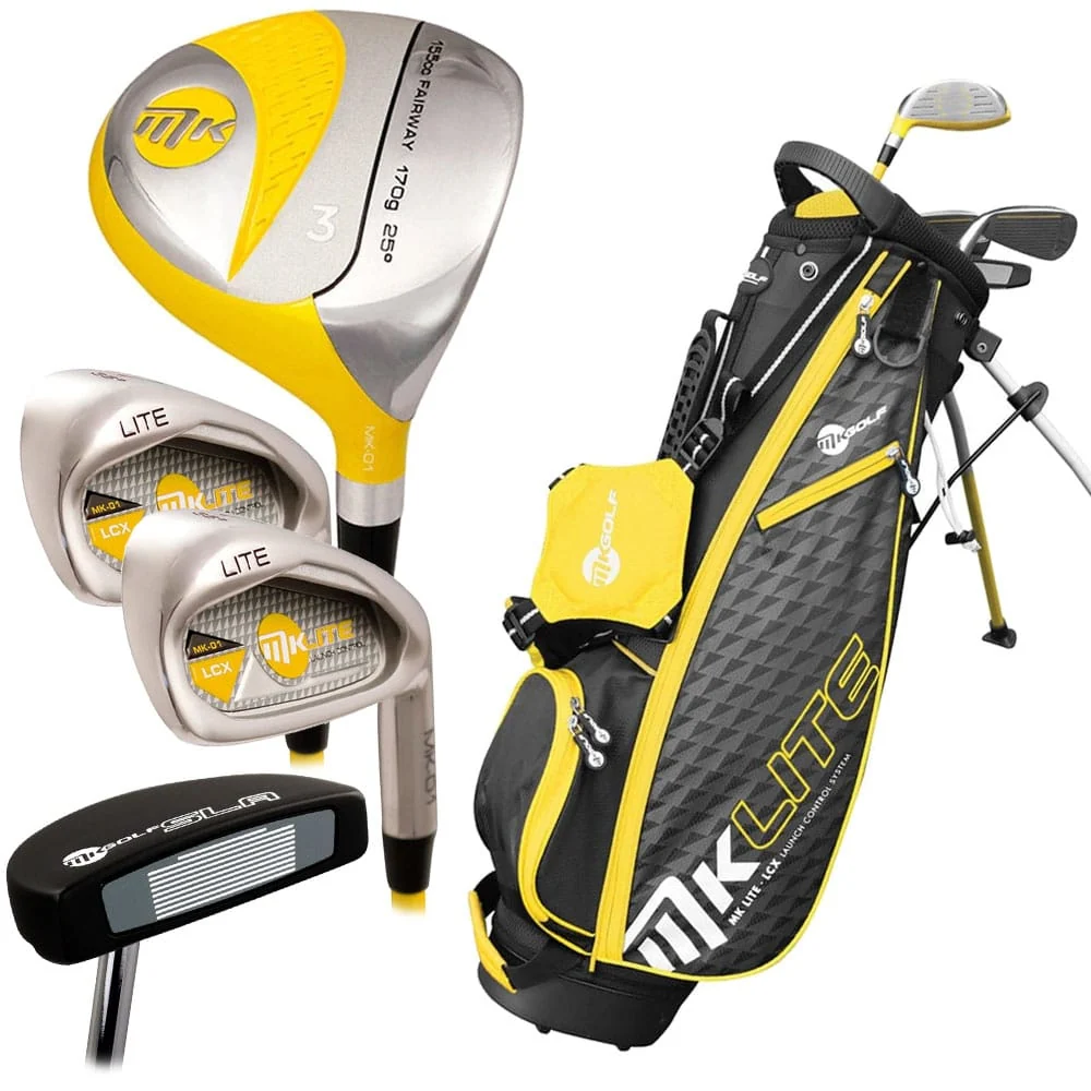 MKids Junior Lite 5-Piece Package Set - Yellow (45 Inch Tall) (Ages 5-7)