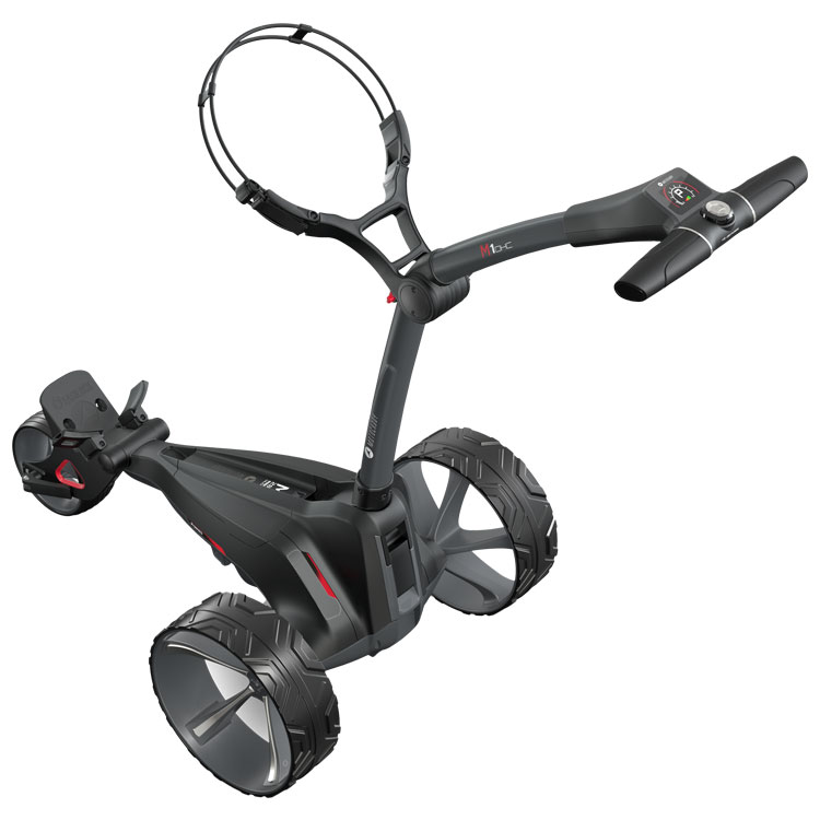 Motocaddy 2025 M1 DHC Electric Golf Trolley Extended Lithium Battery