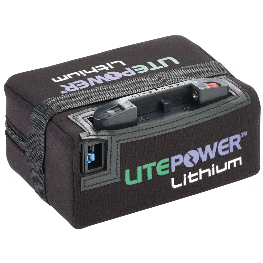 Motocaddy LITEPOWER UNIVERSAL 18 HOLE LITHIUM GOLF BATTERY & CHARGER